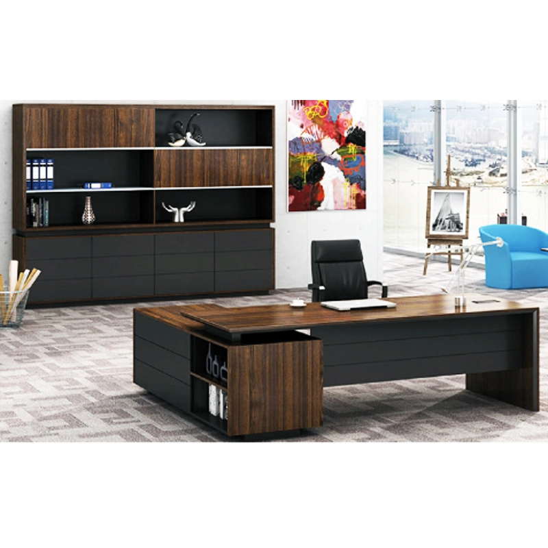 Factory Wholesale Luxury Wooden Executive Table for Boss Office Furniture